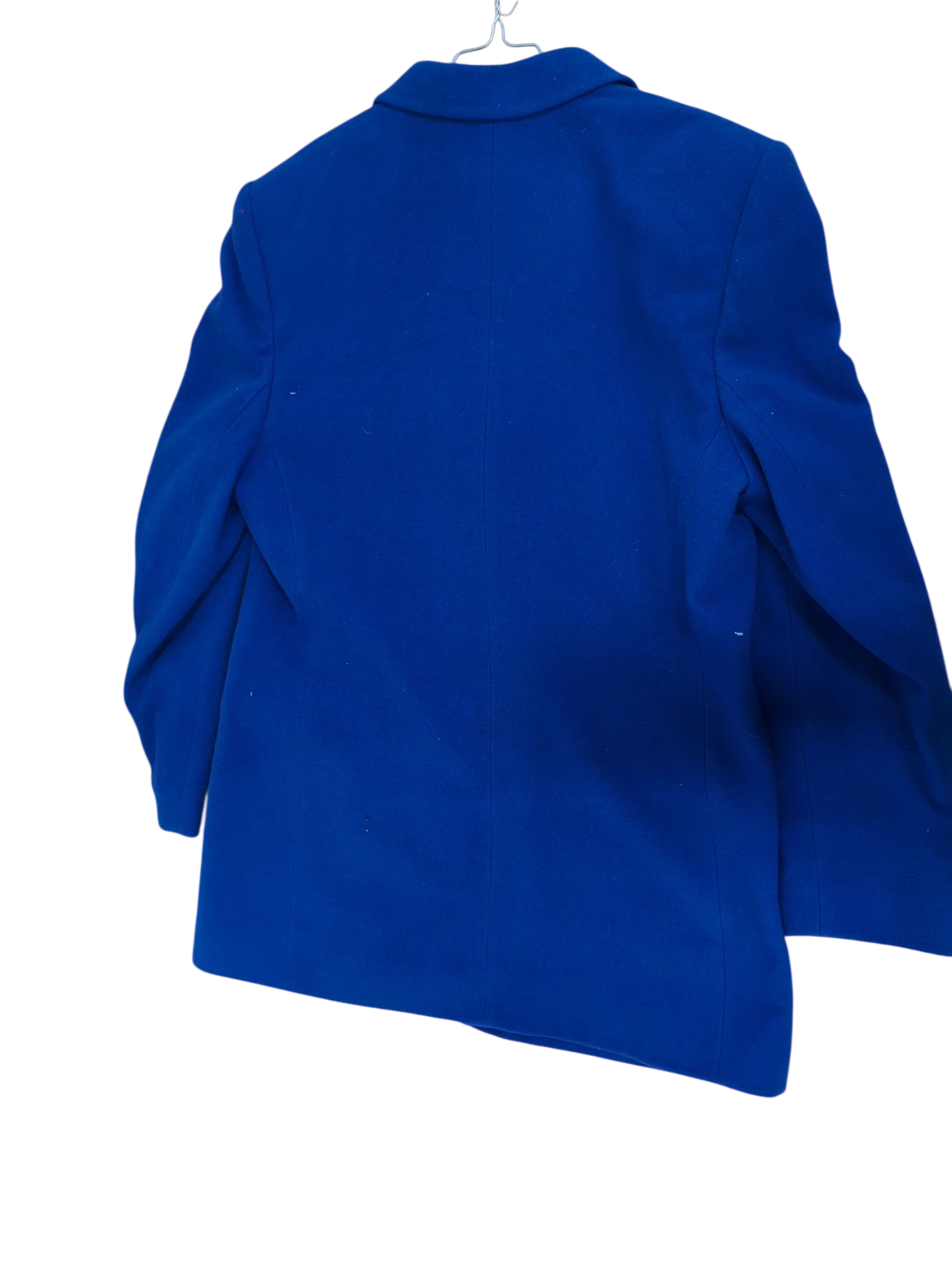 Royal Blue Wool Blazer - Size 40 - Classic Formal Jacket