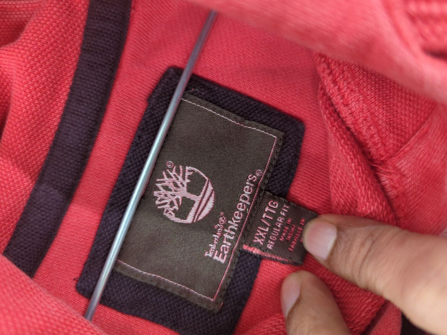 Timberland Earthkeepers Red Hoodie - Size XXL