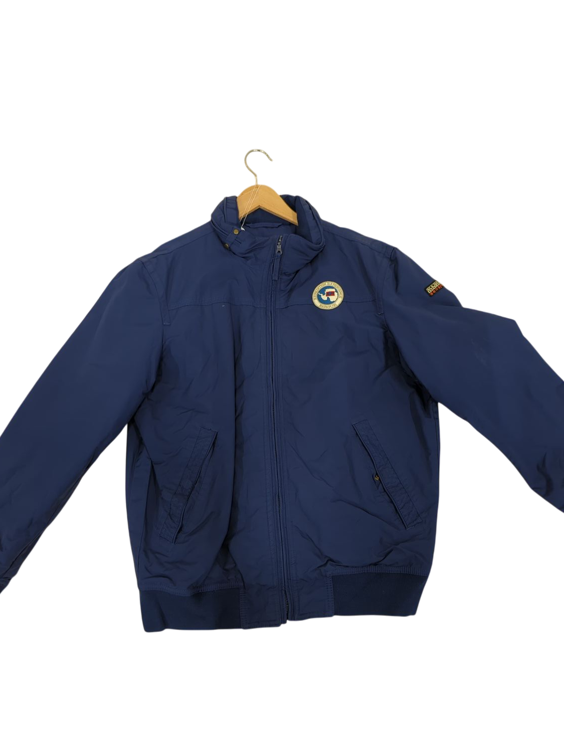 Napapijri Men's Navy Windbreaker Jacket - Size XL