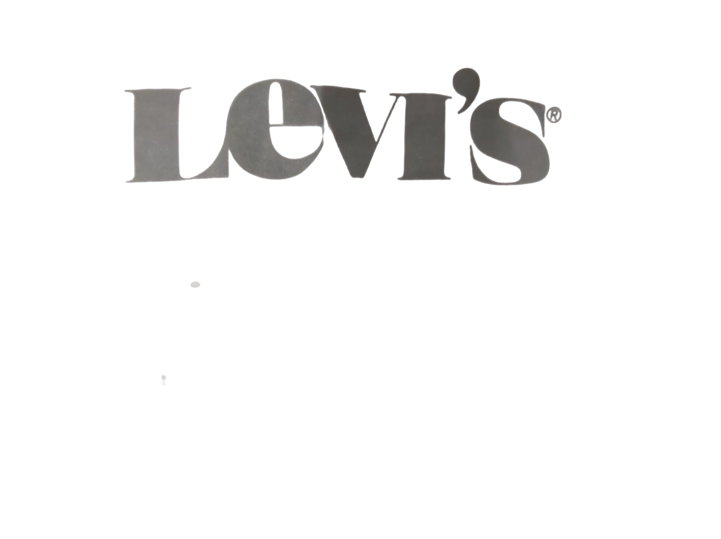 Levi's White T-shirt with Minimalist Logo - Size M