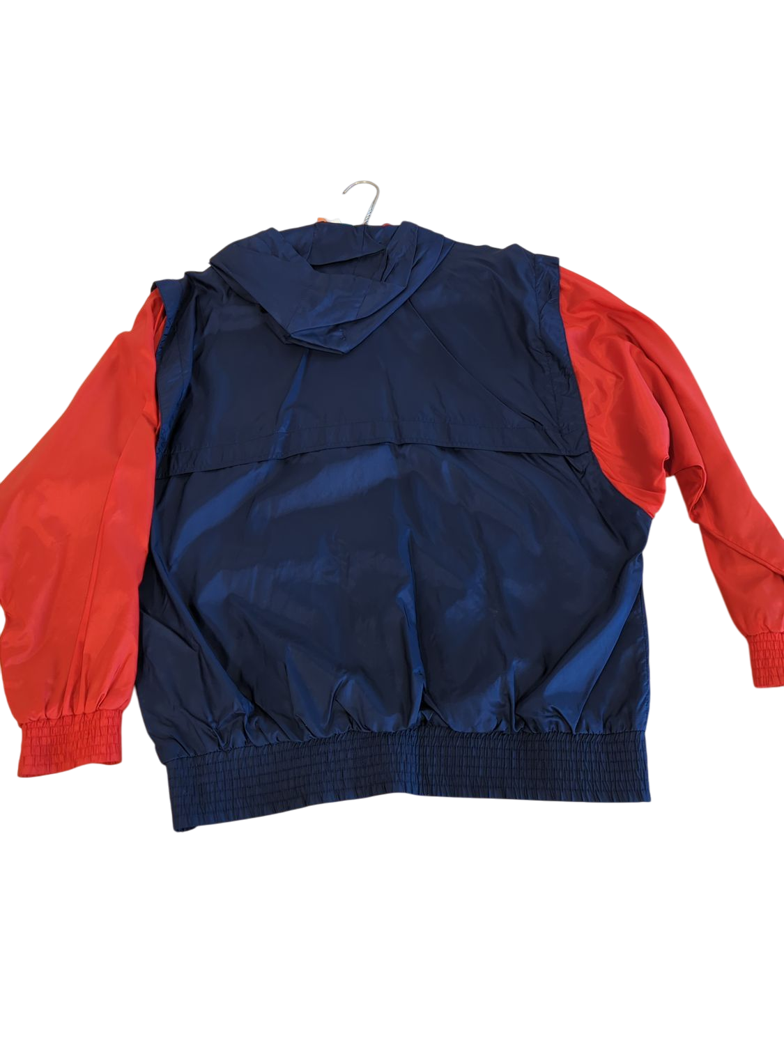 Vintage Adidas Navy & Red Windbreaker Jacket - Size M