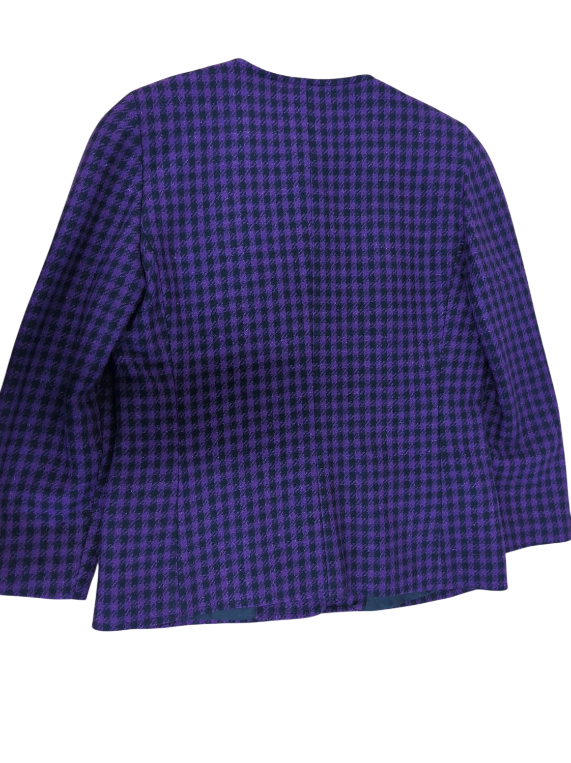 Purple Checkered Jacket - Size 44 (GB 14)