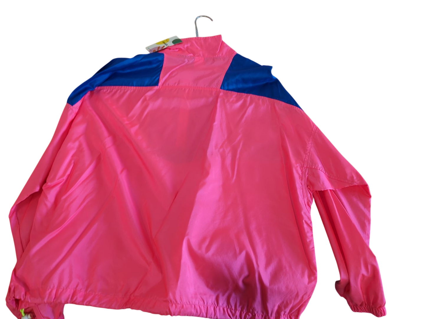 Vintage Columbia Sportswear Windbreaker Jacket - Men's XL - Pink/Blue/Purple