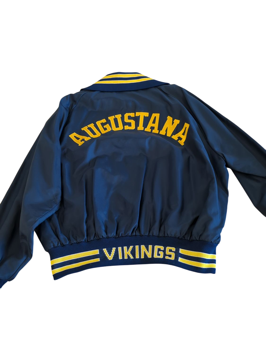 Holloway Augustana Vikings Bomber Jacket - Navy & Yellow