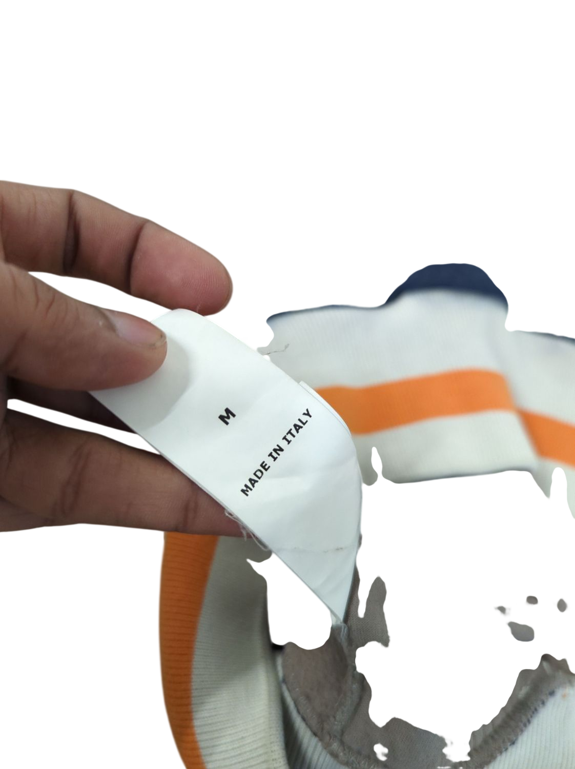 Napapijri Men's Zip-Up Jacket - Grey & Orange - Size M