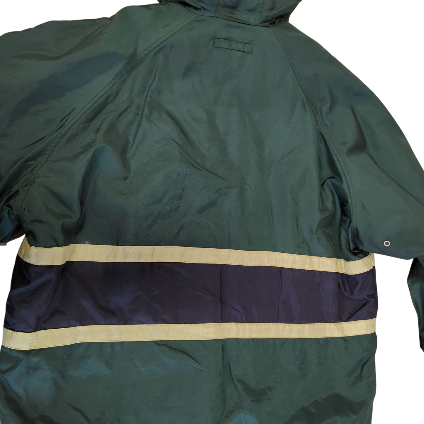 Vintage Nando's Green Windbreaker Jacket with Stripe Detail - Size XL