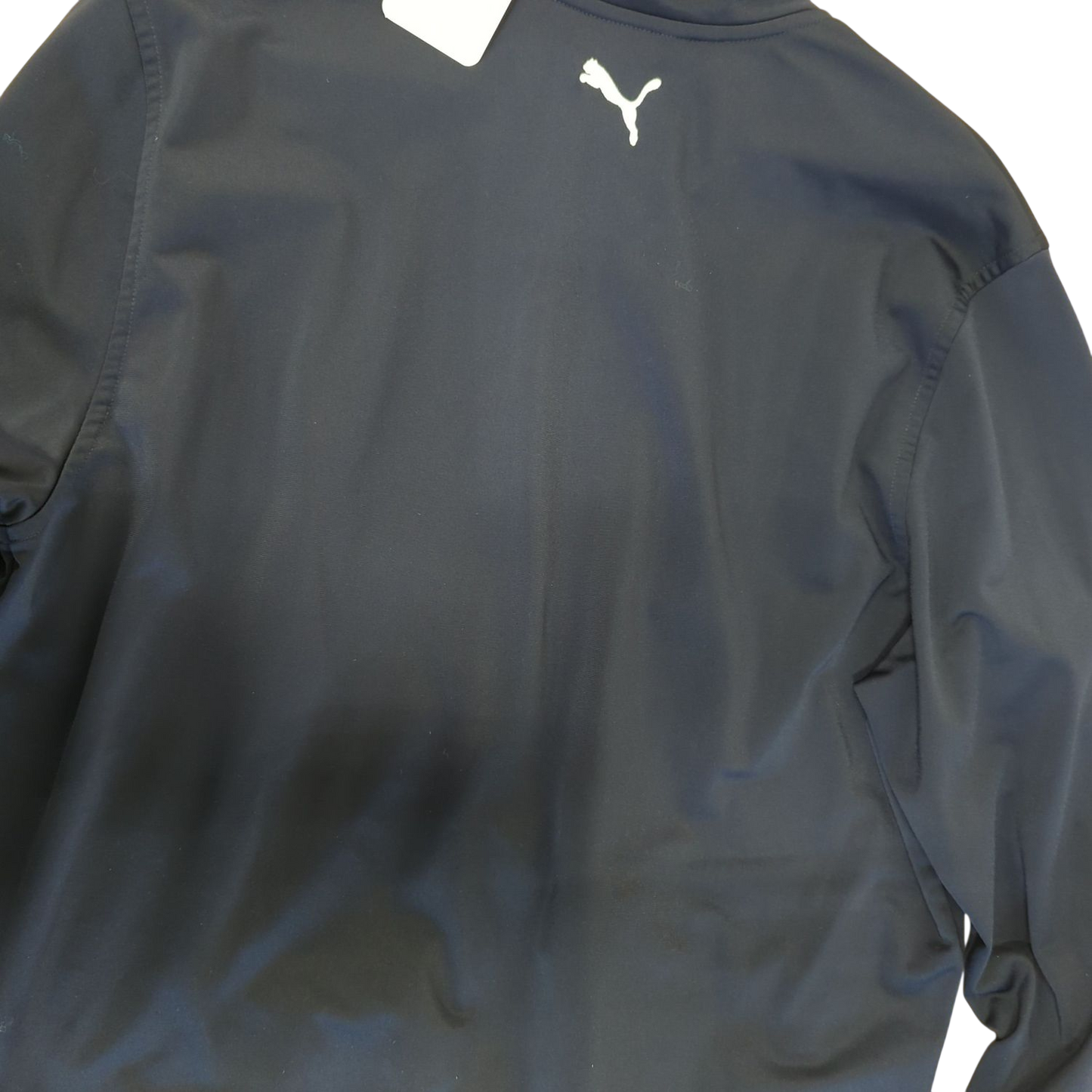 Puma Navy Blue Windbreaker Jacket - Men's Size L