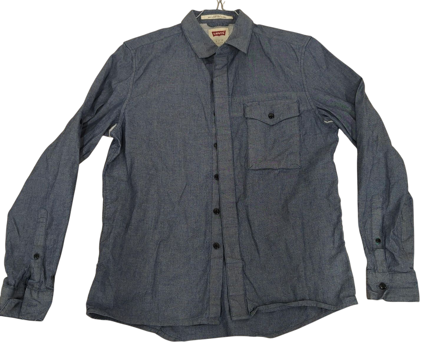 Levi's Chambray Button-Down Shirt - Blue/Grey