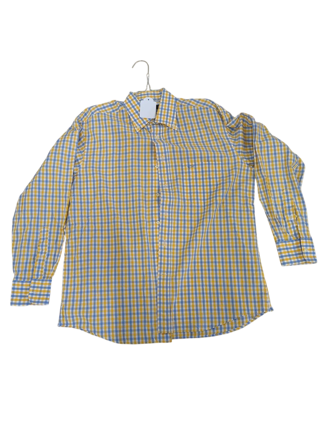 Paul & Shark Yellow Checkered Button-Down Shirt