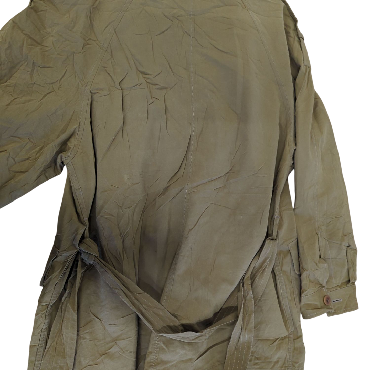 LANCETTI Performance Olive Cotton Field Jacket - Size 50