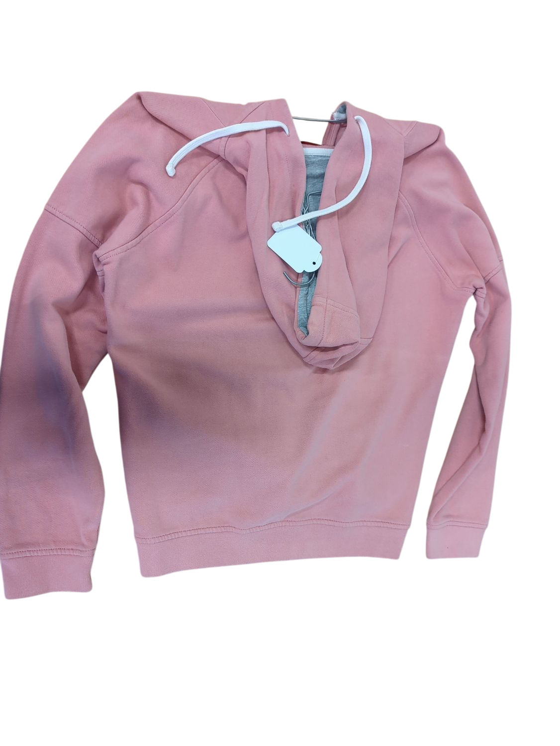 Kappa Pink Zip-Up Hoodie with Gray Interior