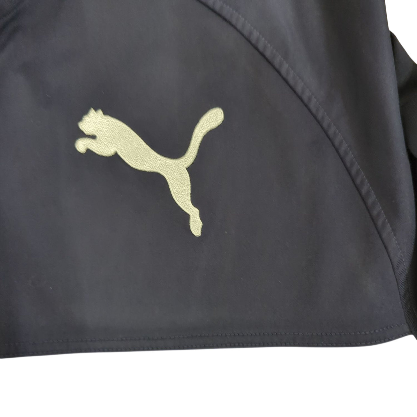 Puma Navy & White Windbreaker Track Jacket with Zipper