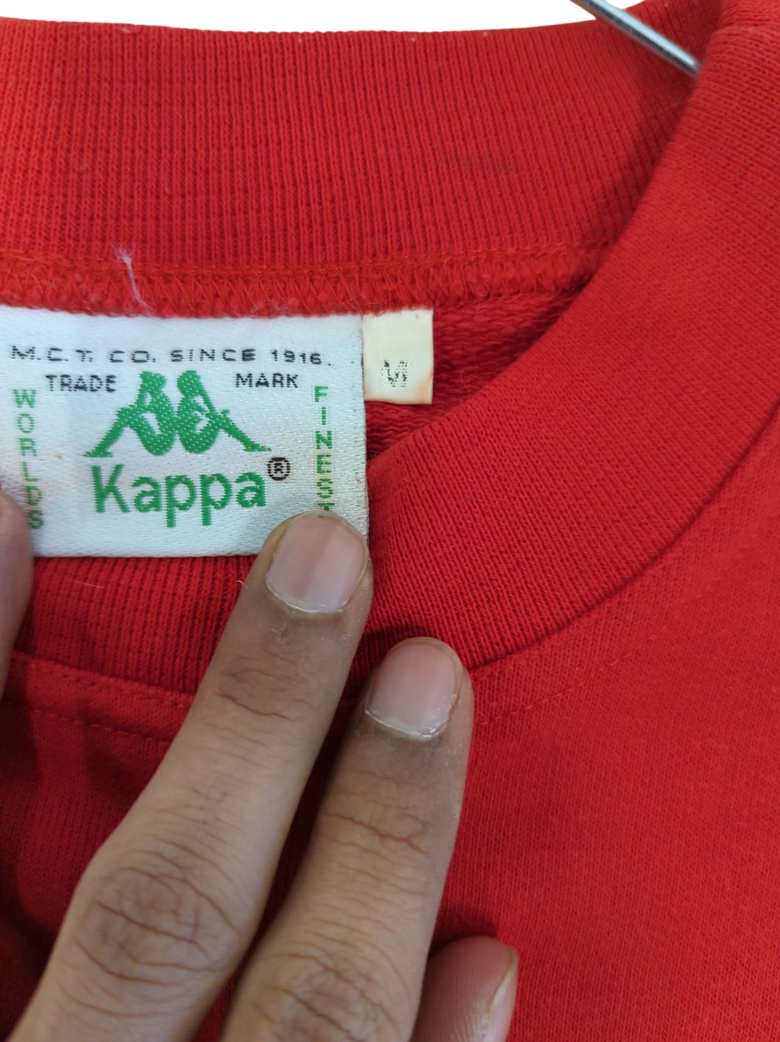Red Kappa Logo T-Shirt - Size L