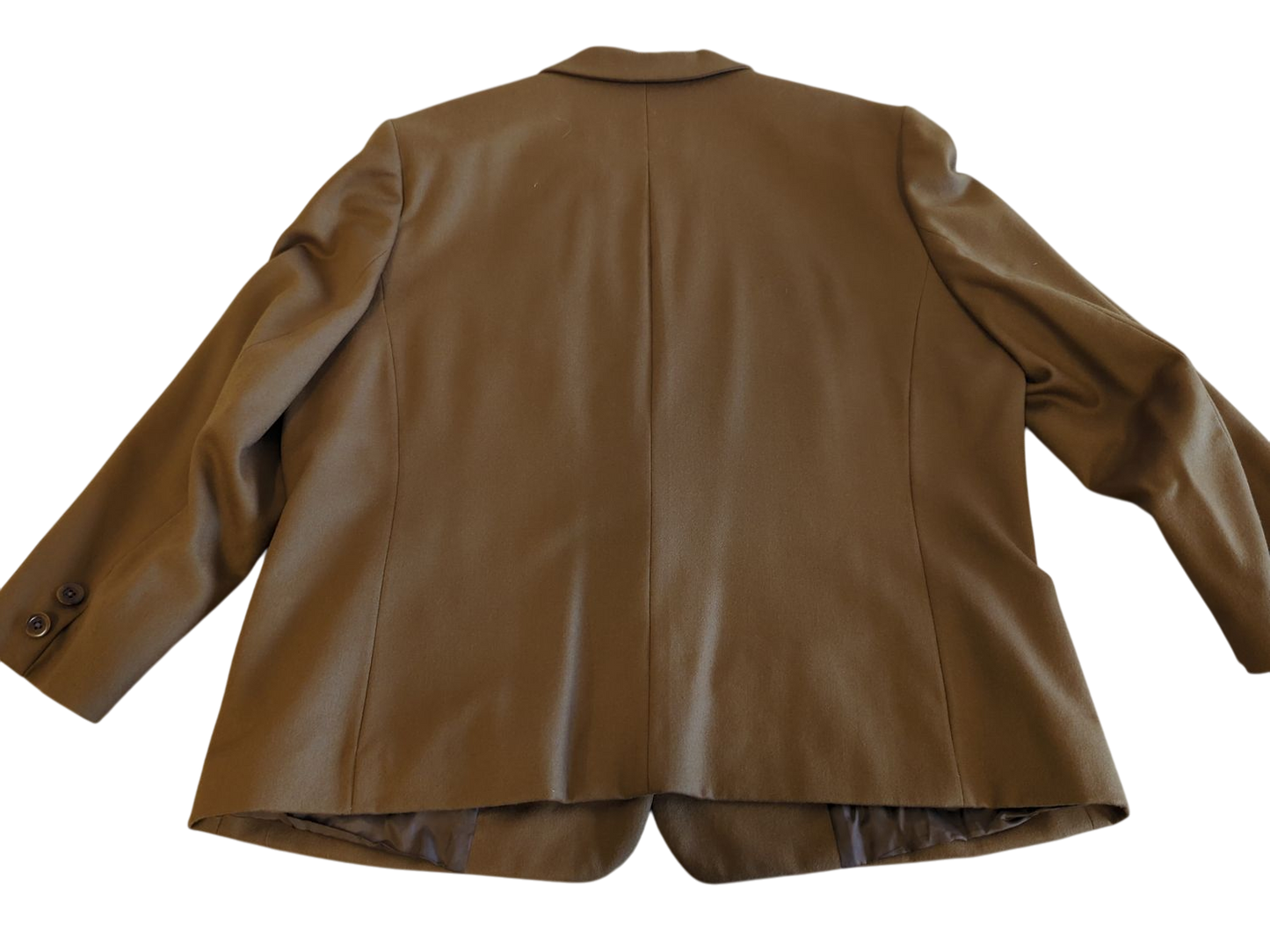 Burberrys Brown Wool Blend Blazer - Classic Tailored Jacket