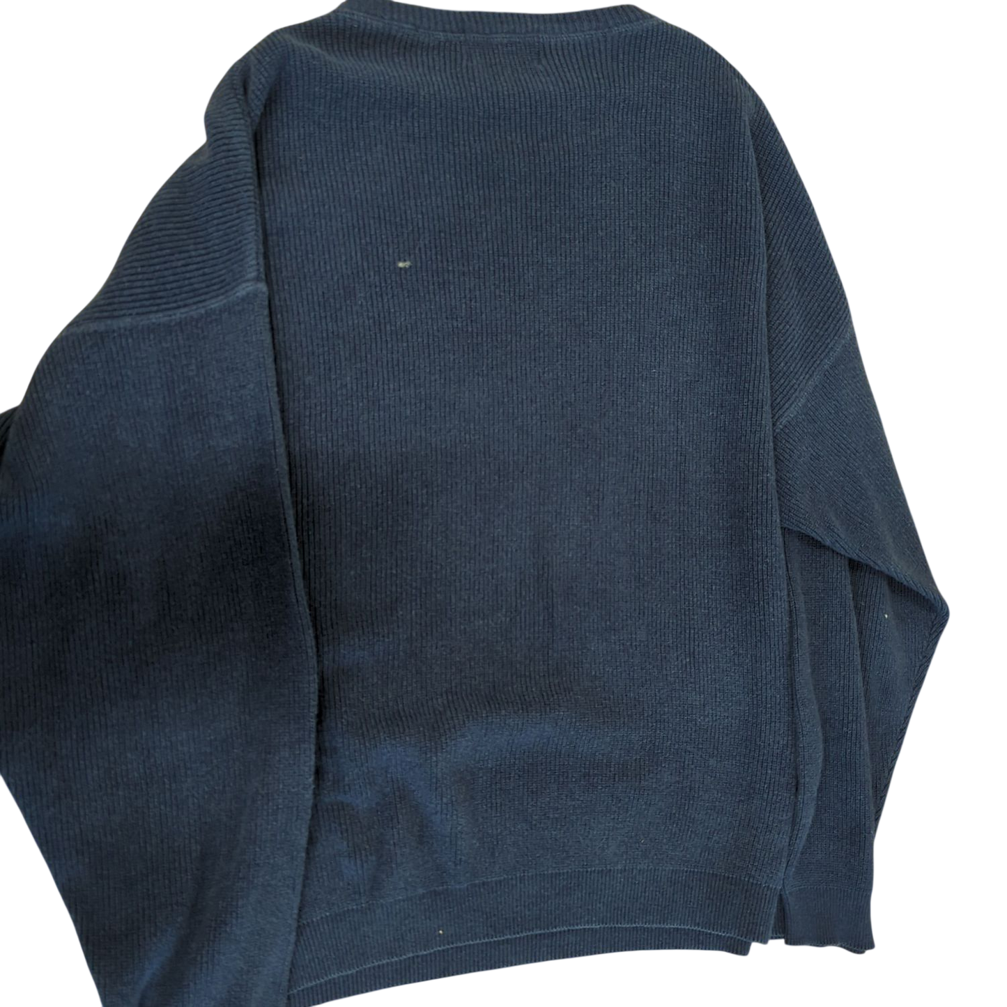 Eddie Bauer Navy Blue Ribbed Sweater - Size XL