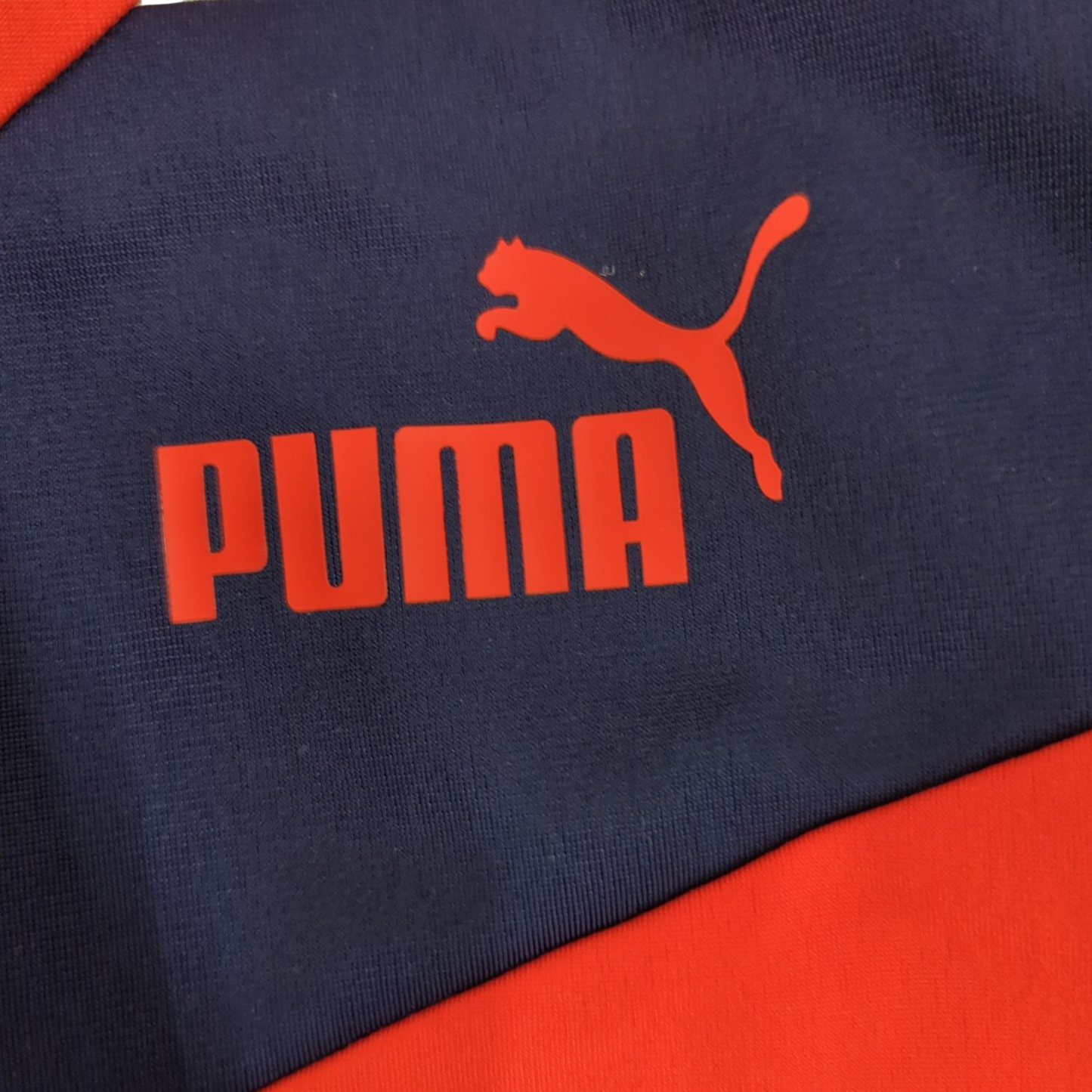 Puma Red & Navy Windbreaker Jacket - Size M