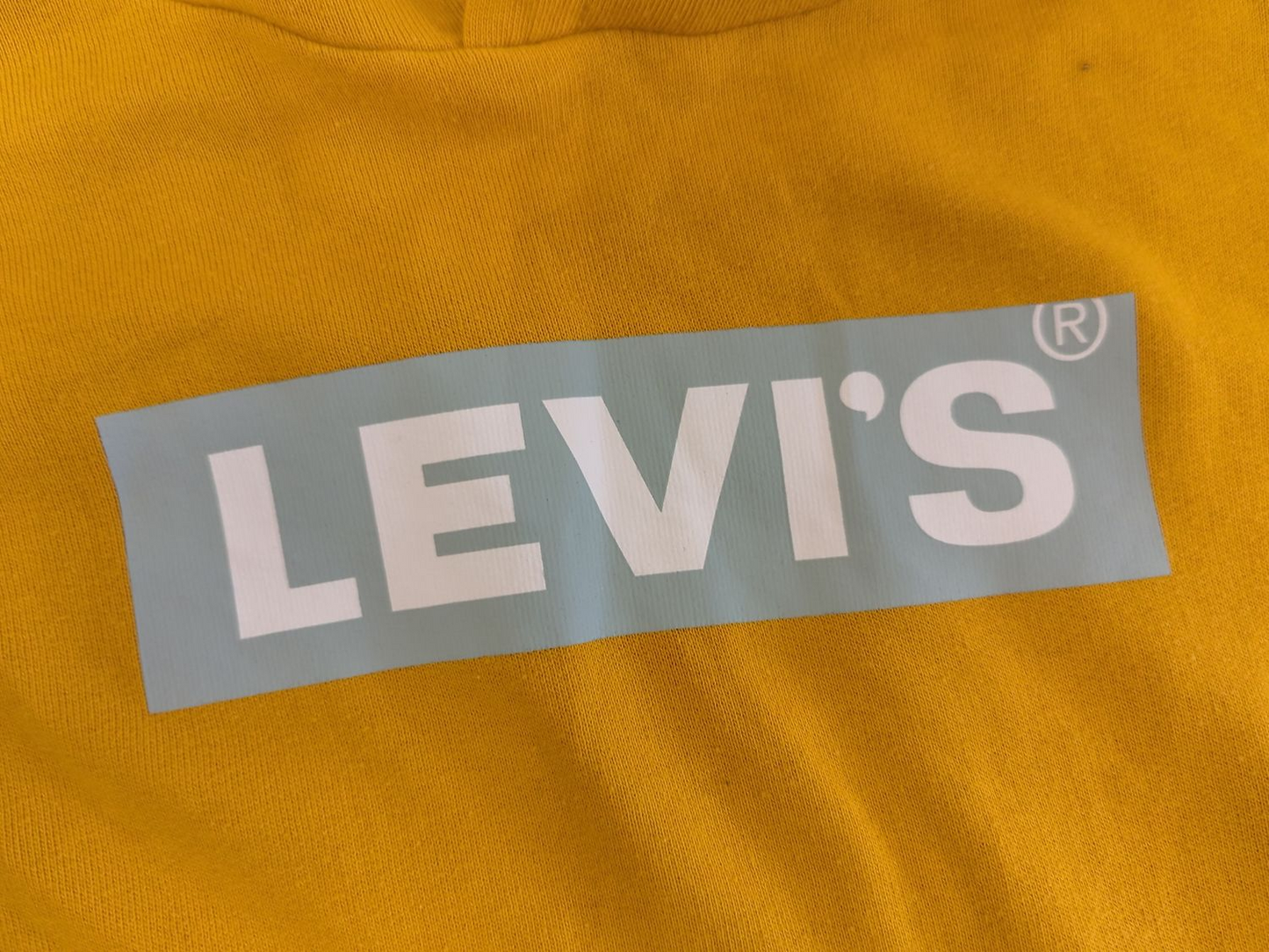 Levi's Yellow Hoodie - Size M - Front Pocket