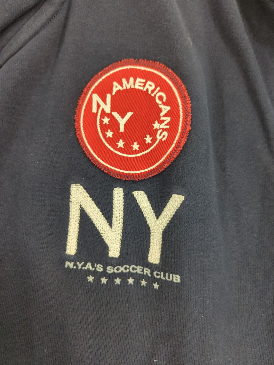 Nike NY Americans Soccer Club Navy Bomber Jacket - Size L