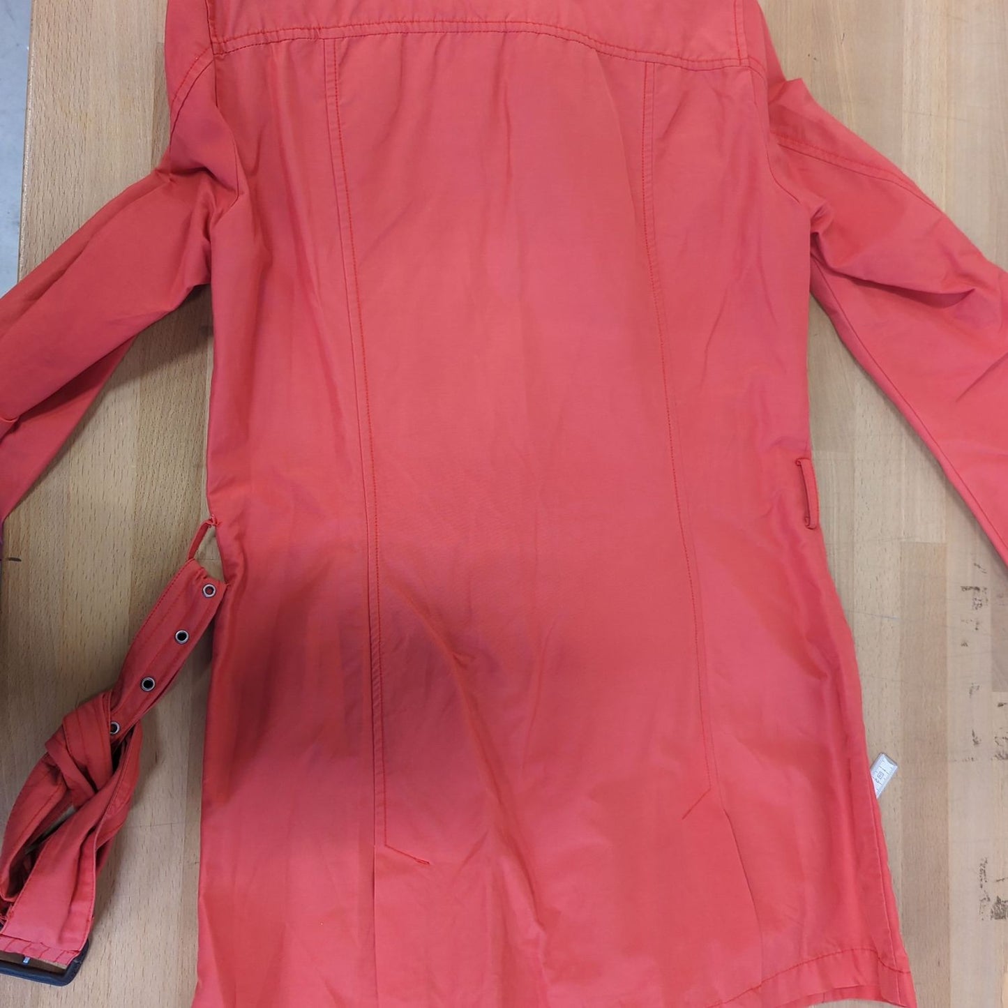 Woolrich Men's Coral Red Windbreaker Jacket - Size M