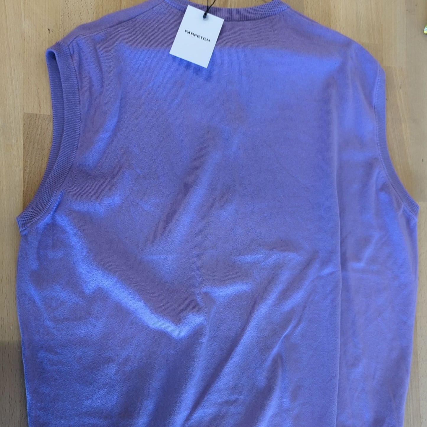 Il Granchio Purple V-Neck Sleeveless Sweater Vest