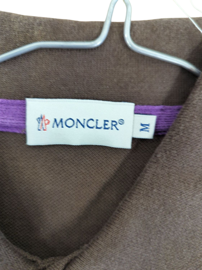 Moncler Brown Polo Shirt - Size M