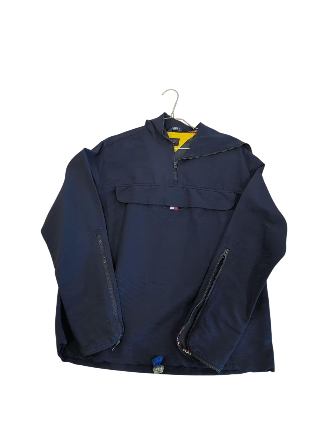 Tommy Hilfiger Navy Windbreaker Jacket - Size M