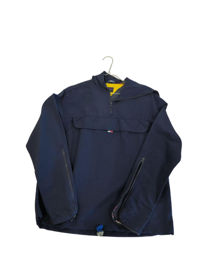 Tommy Hilfiger Navy Windbreaker Jacket - Size M