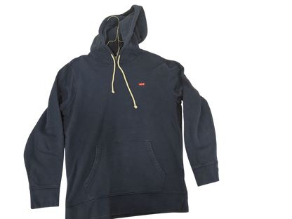 Levi's Navy Pullover Hoodie - Size S