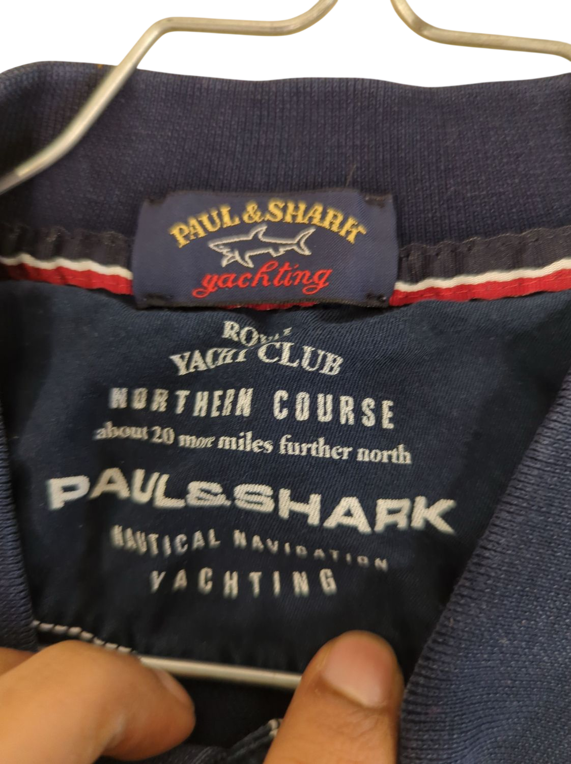 Paul & Shark Navy Blue Polo Shirt - Yacht Club Collection