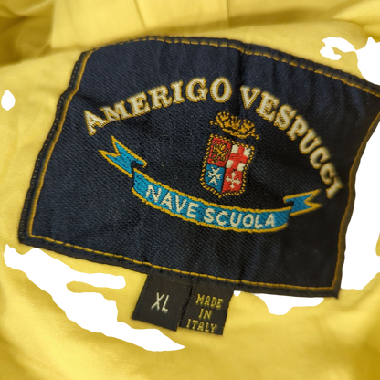 Amerigo Vespucci Yellow Windbreaker Jacket - Size XL