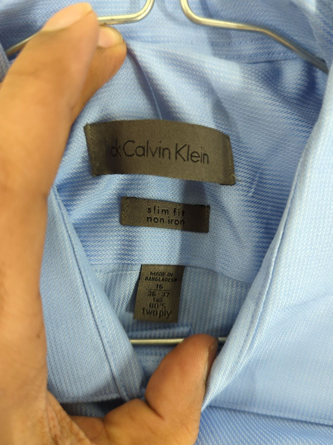 Calvin Klein Light Blue Button-Down Shirt - Slim Fit