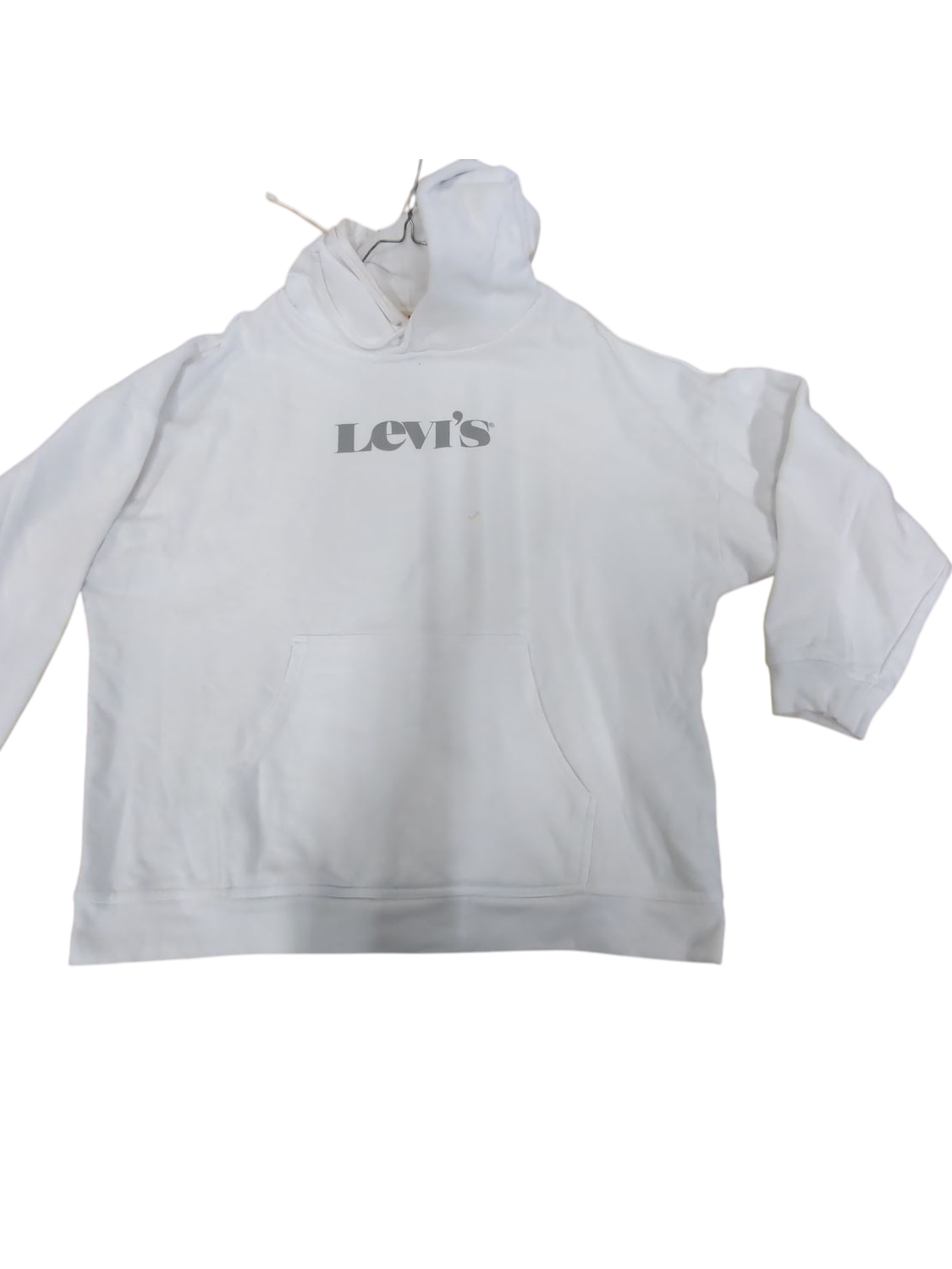 Levi's White T-shirt with Minimalist Logo - Size M