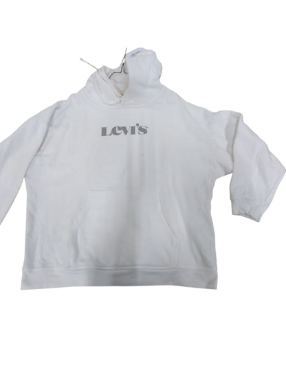 Levi's White T-shirt with Minimalist Logo - Size M