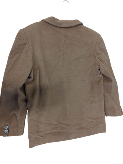 Gianni Versace Camel Brown Wool Blazer Jacket