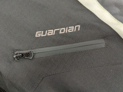 Guardian Motorcycle Vest - Black/Grey Reflective Riding Gear