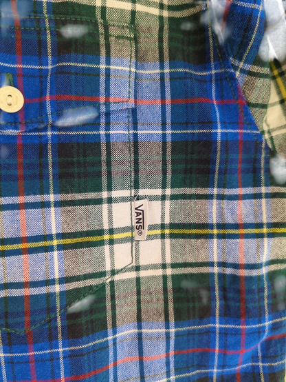 Vans Off The Wall Plaid Button-Down Shirt - Size M