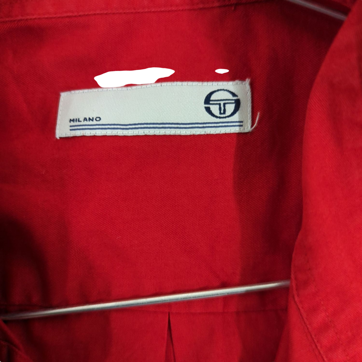Sergio Tacchini Red Button-Down Shirt - Size L