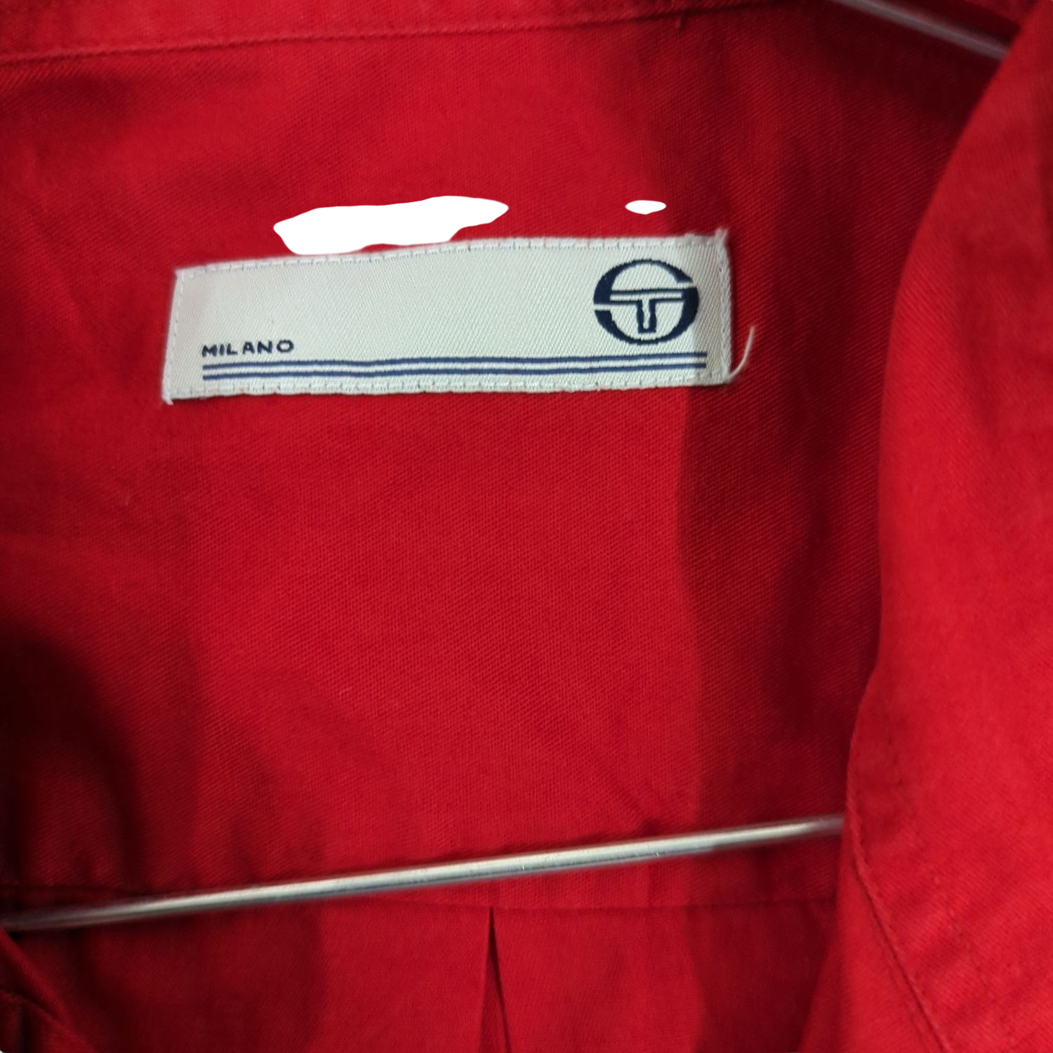 Sergio Tacchini Red Button-Down Shirt - Size L
