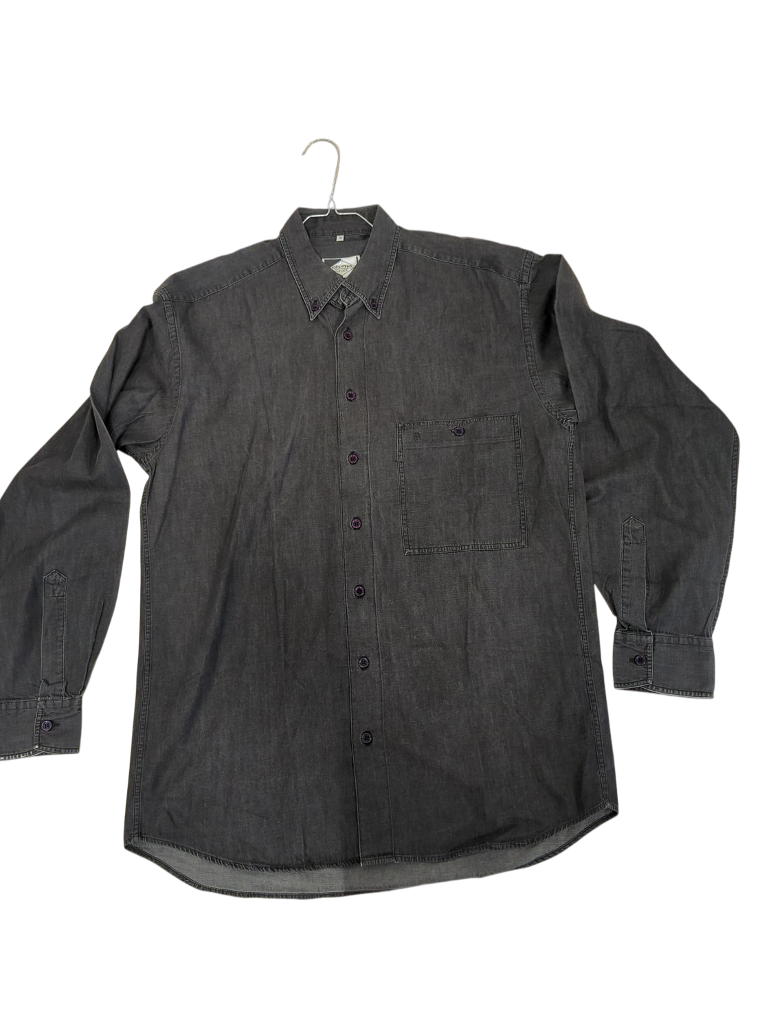 Etema Jeanswear Grey Denim Button-Down Shirt - Size 38