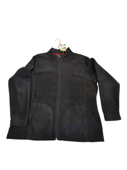 Woolrich Black Fleece Jacket with Full Zip