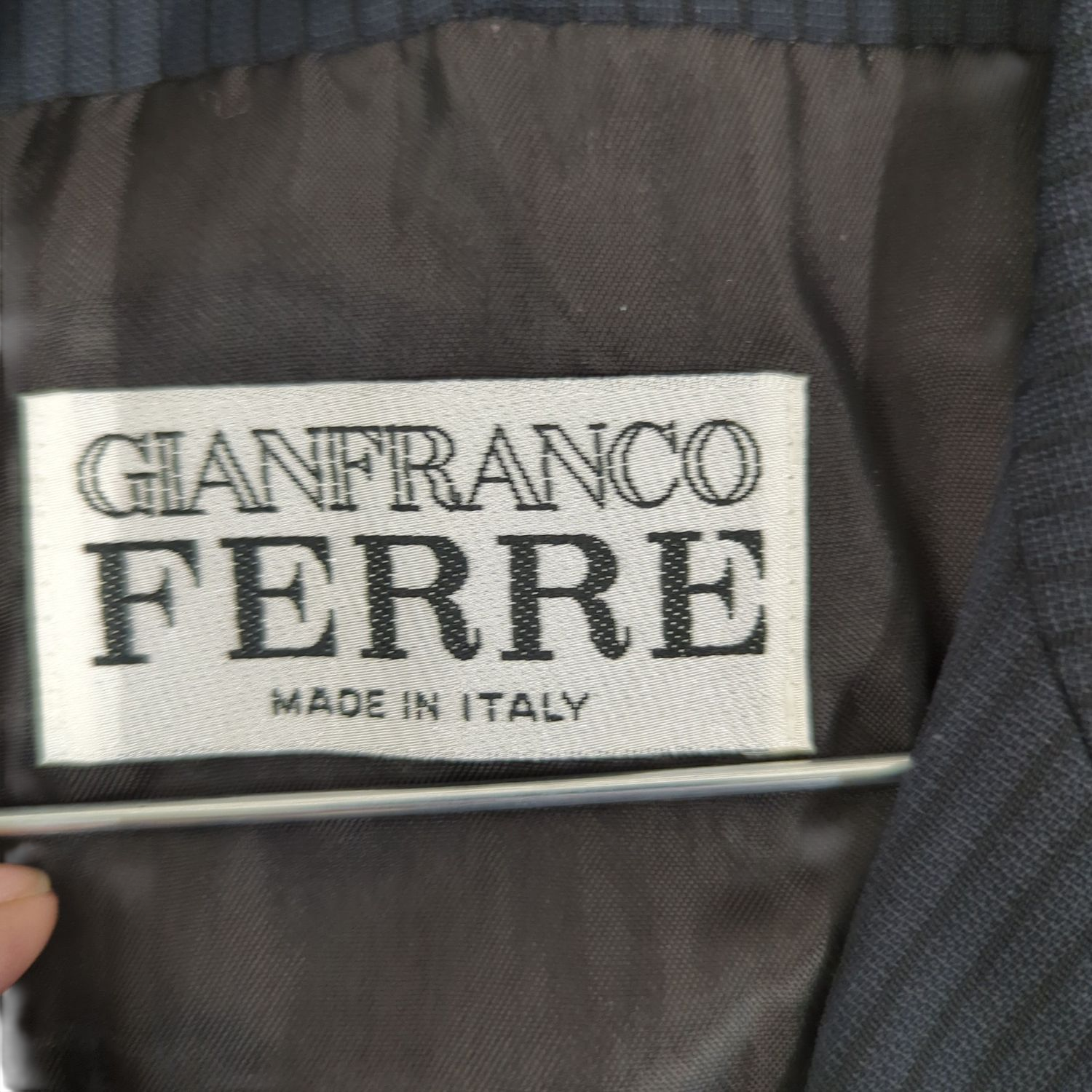 Gianfranco Ferré Black Pinstripe Blazer - Size 46 - Made in Italy