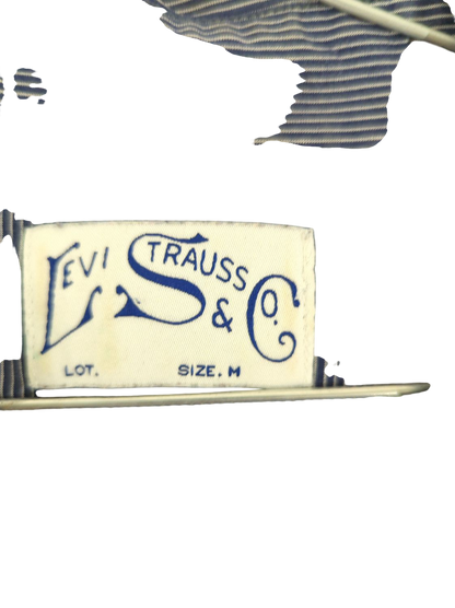 Strauss & Co. Blue Striped Button-Down Shirt - Size M