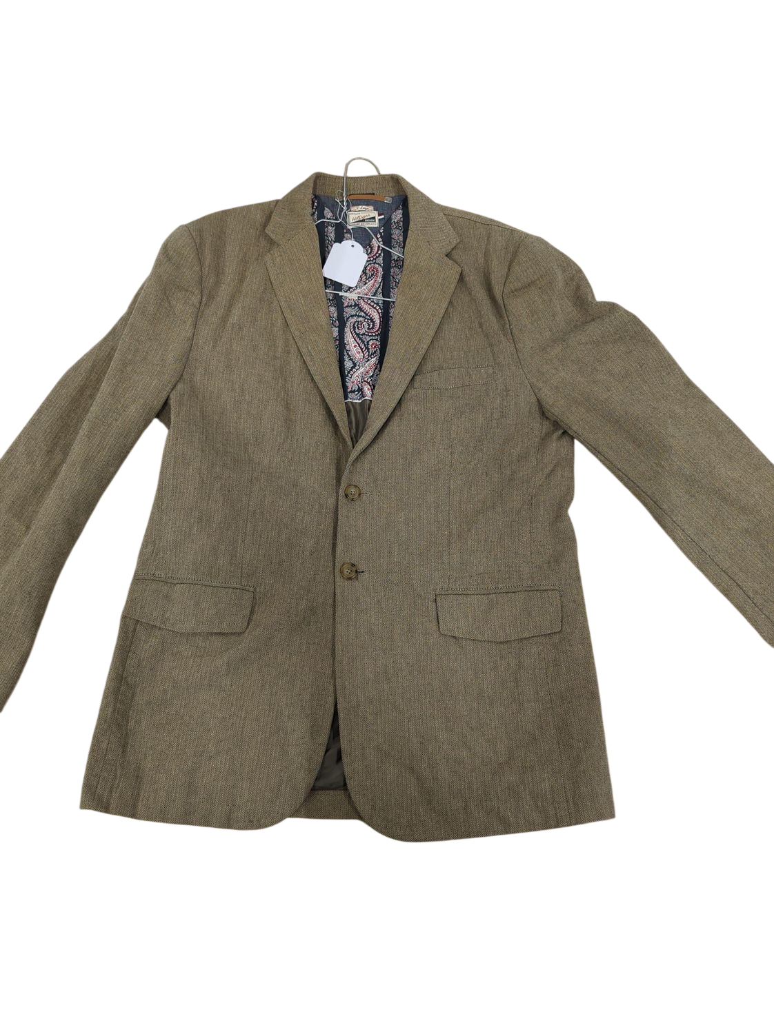 Vintage Tommy Hilfiger Grey Wool Blazer - Heritage M-Large