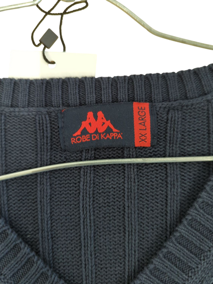 Robe di Kappa Navy Sleeveless Sweater Vest - XXL