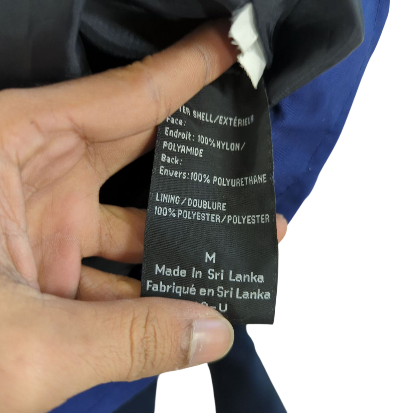 Helly Hansen Navy Blue Windbreaker Jacket - Size M