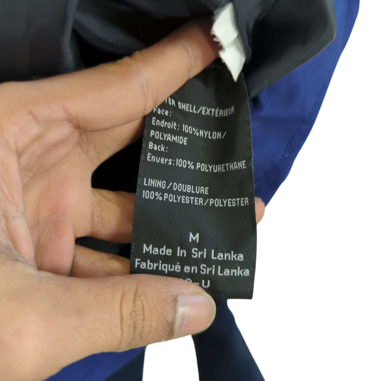 Helly Hansen Navy Blue Windbreaker Jacket - Size M