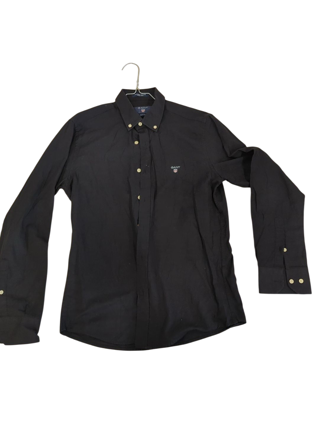 GANT Black Button-Down Shirt - Slim Fit