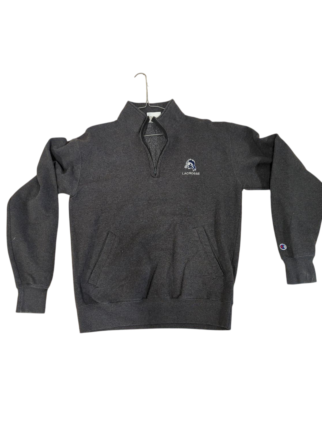 Champion Eco Authentic Lacrosse Quarter Zip Pullover - Size M