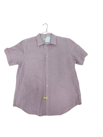 Calvin Klein Pink Checkered Button-Down Shirt - Size S