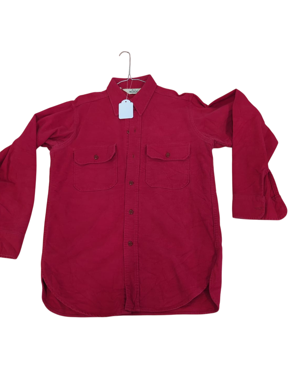 Wrangler Red Button-Down Shirt - EST 1830